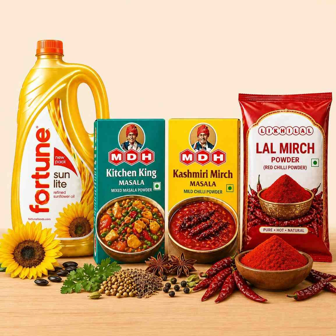 Oil, Ghee & Masala